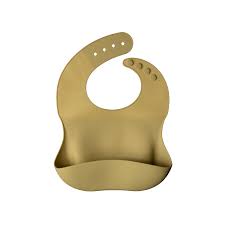 BABERO DE SILICONA MARRON