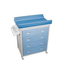 BAÑERA CAJONES AZULES CAMBIADOR MOB