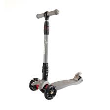 PATINETE LUZ LED COLOR GRIS