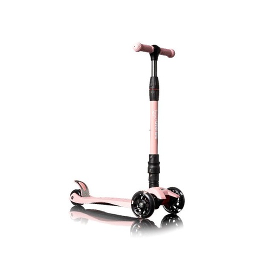 PATINETE LUZ LED COLOR ROSA